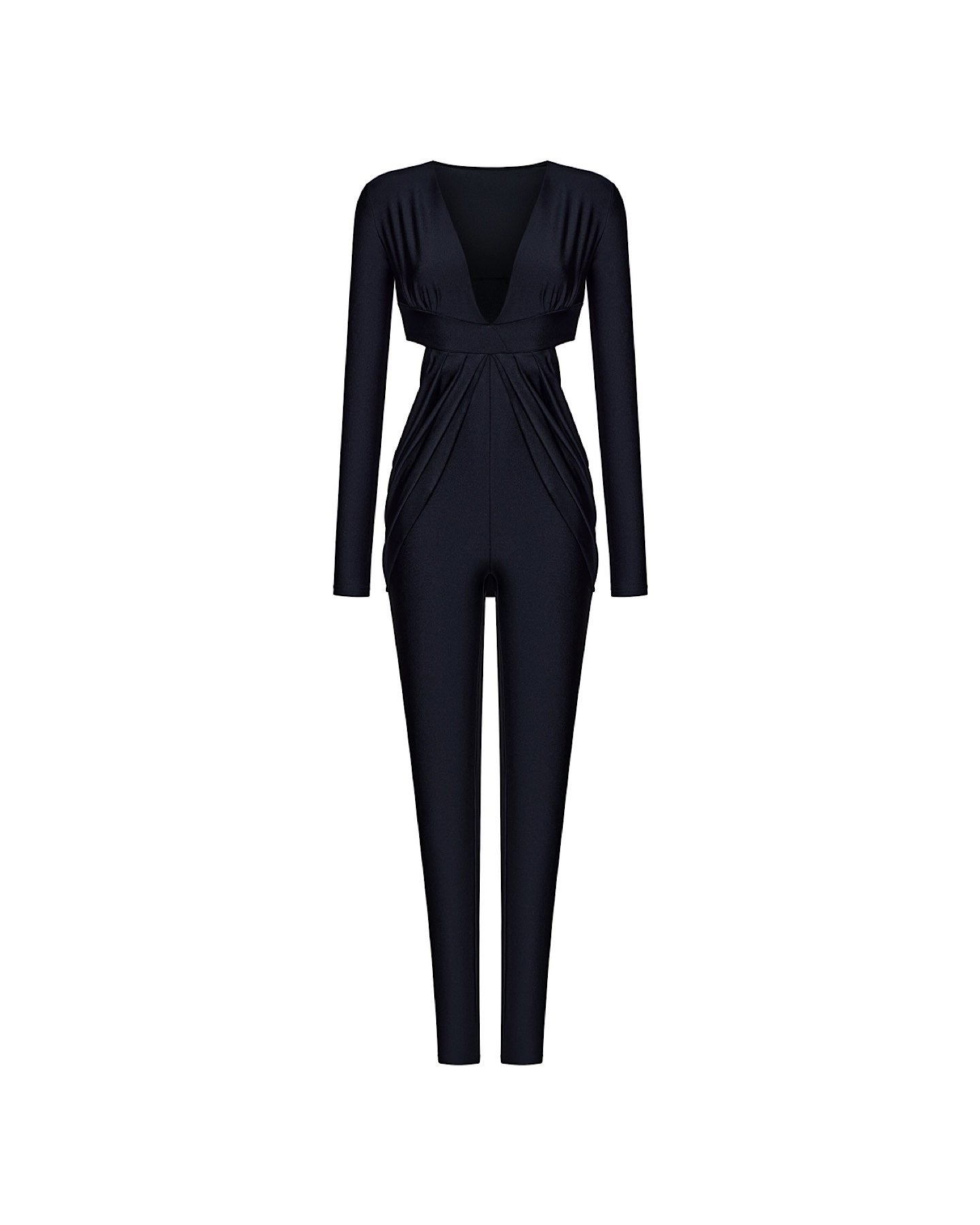 Jumpsuit with a plunging neckline