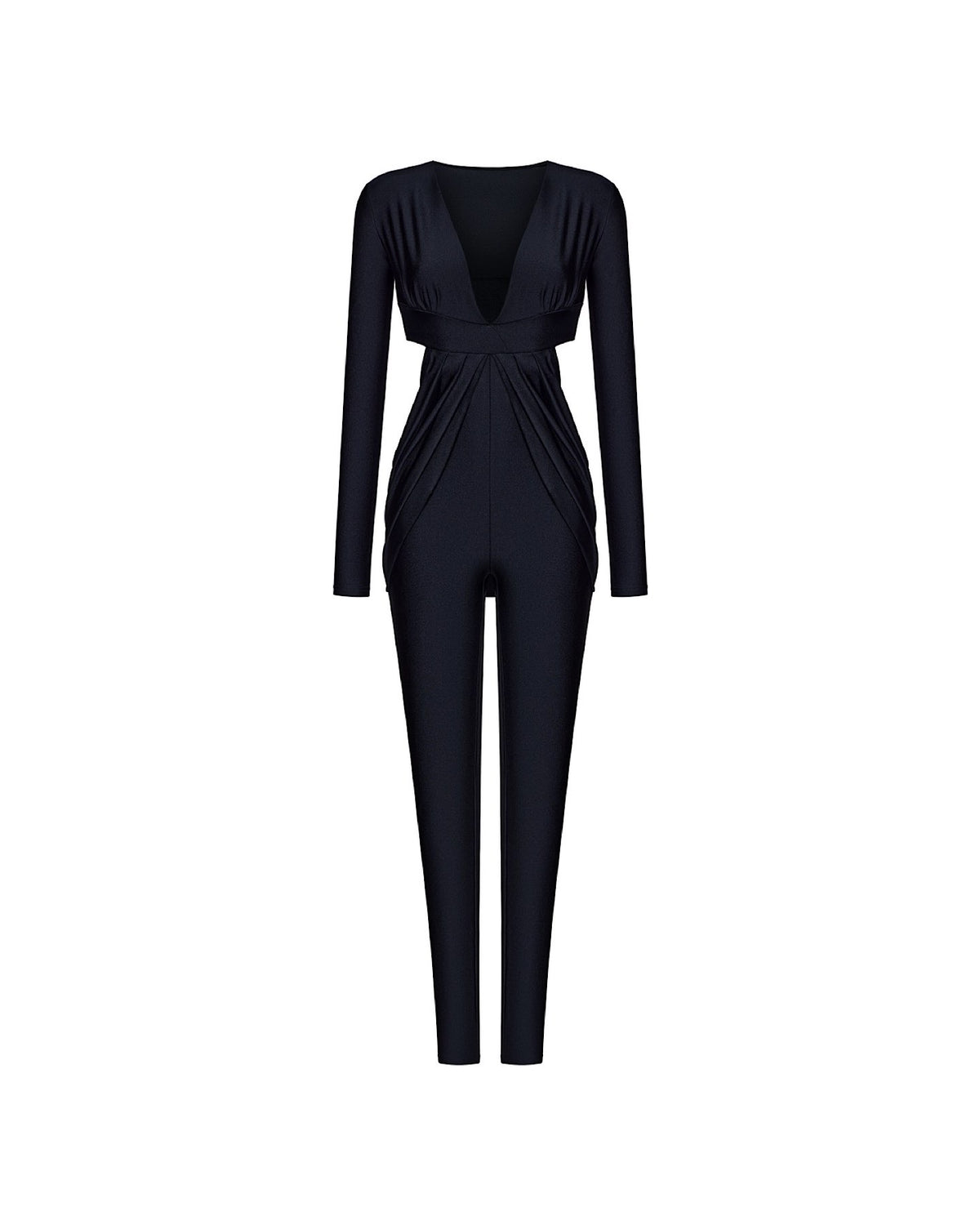 Jumpsuit with a plunging neckline