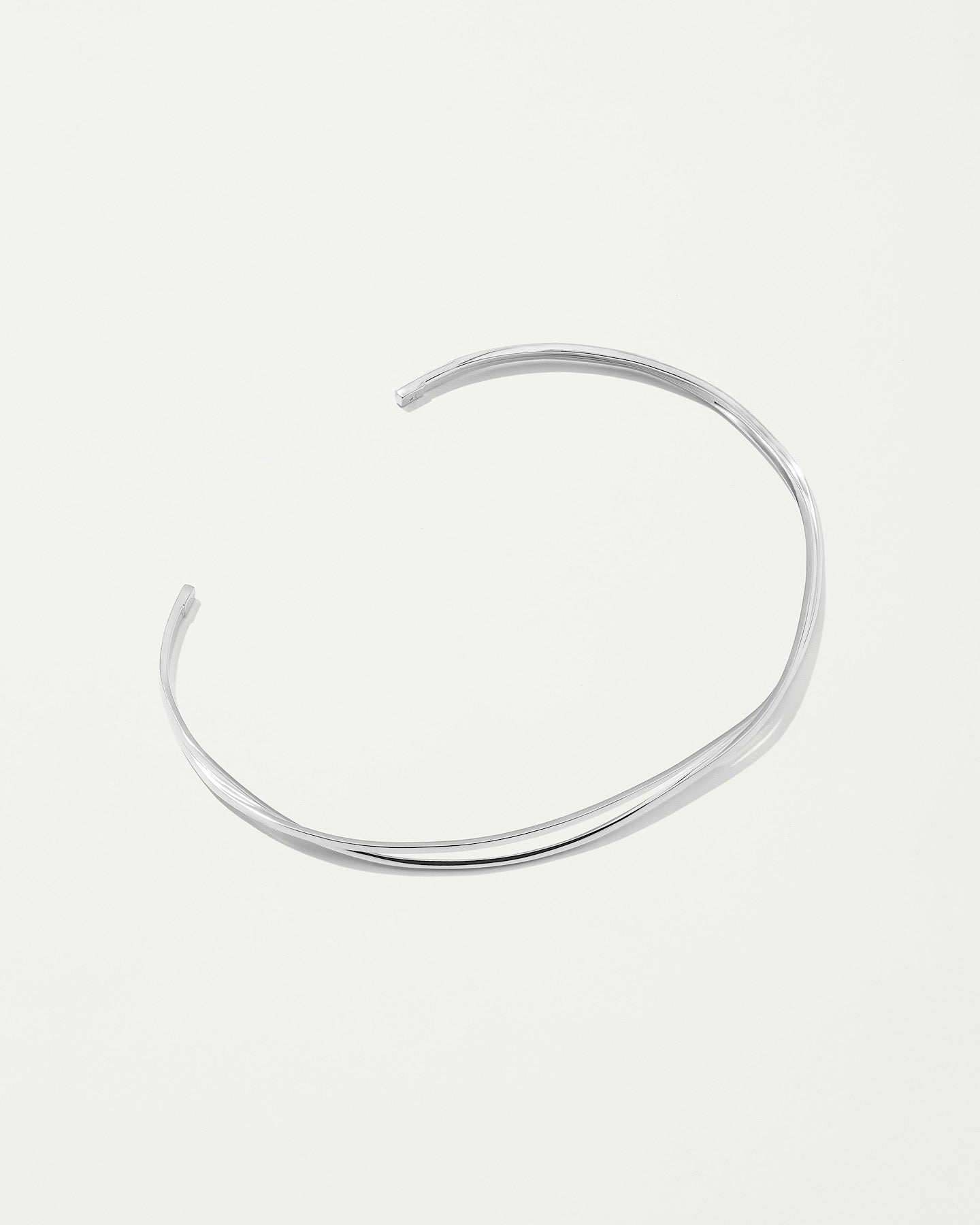 KIRA KIRA thin Silver Choker