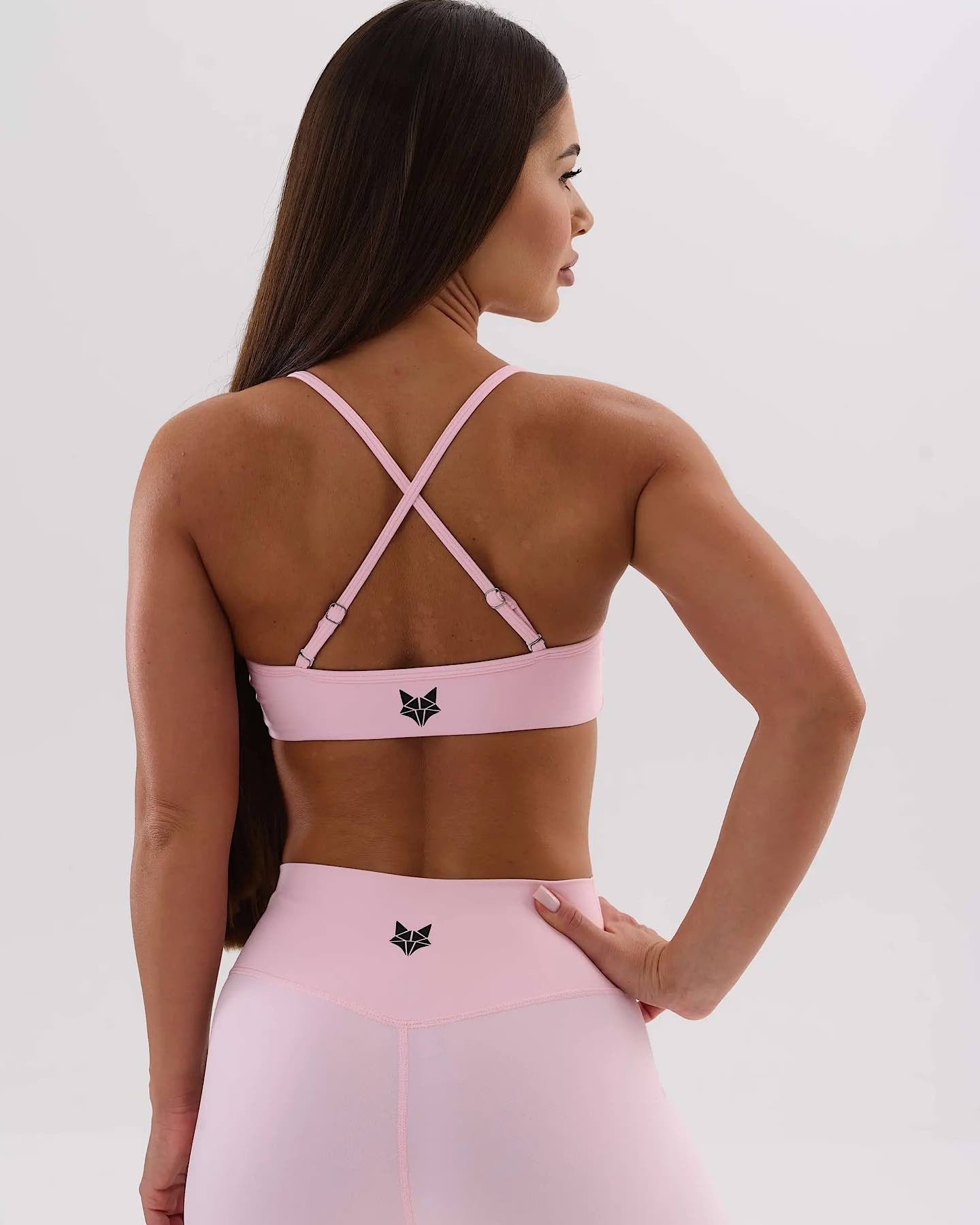 Umi x-back bra top - rose