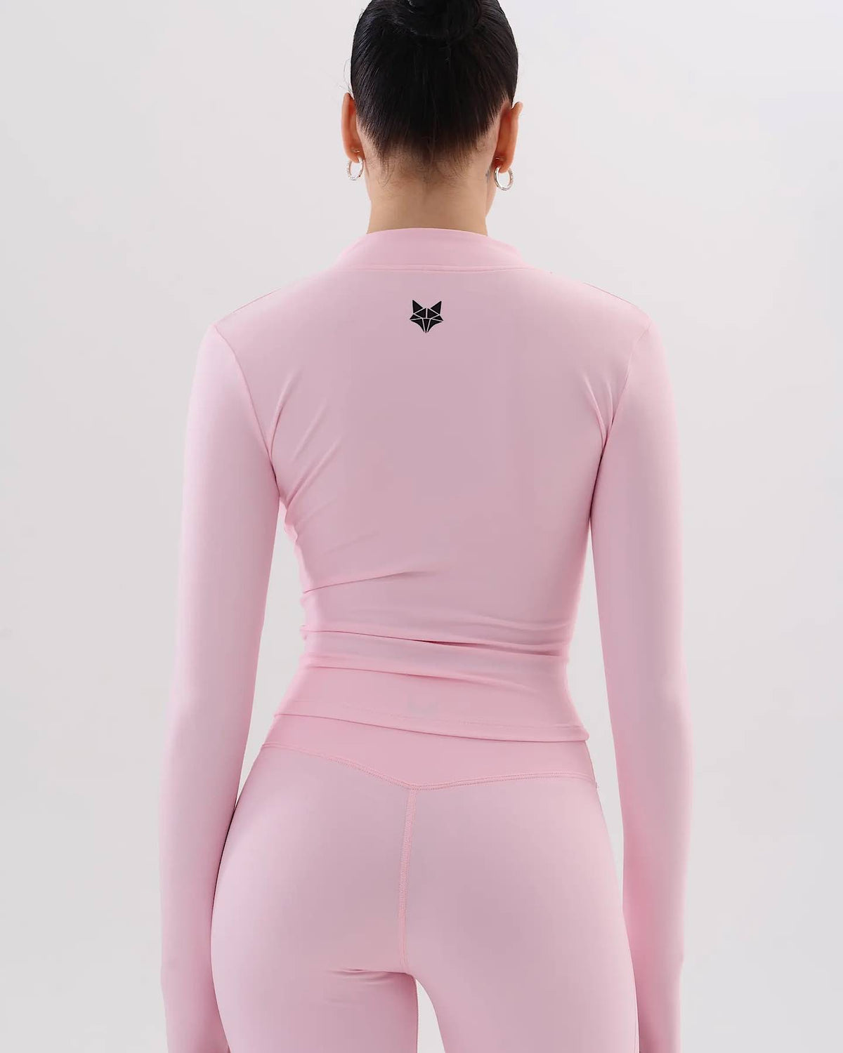 Umi zip flare top - rose