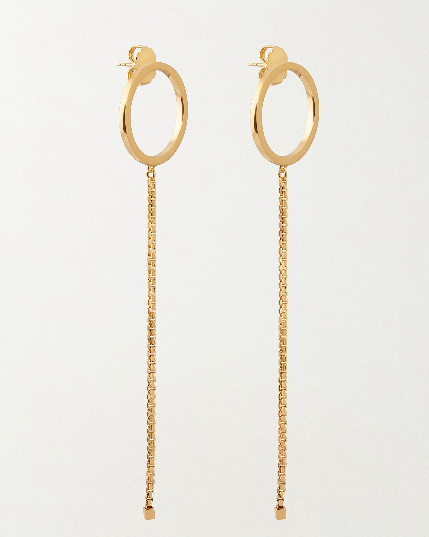 DIA 18K gold plated earrings