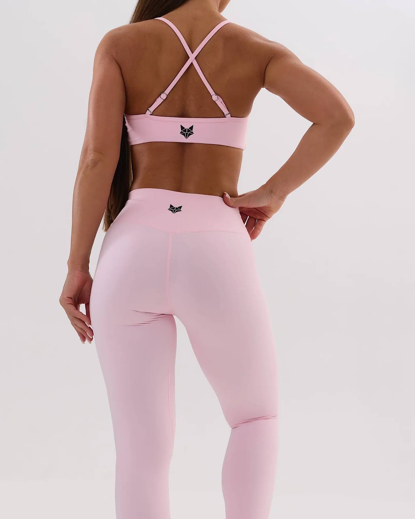 Umi x-back bra top - rose