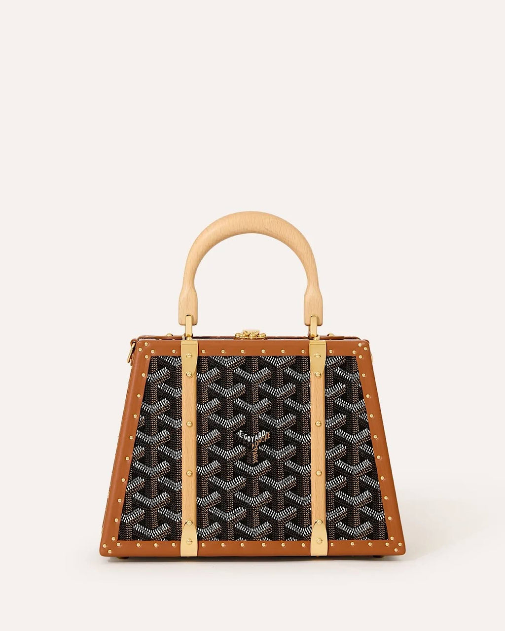 Front view of Goyard Saigon Mini Trunk Bag 3N