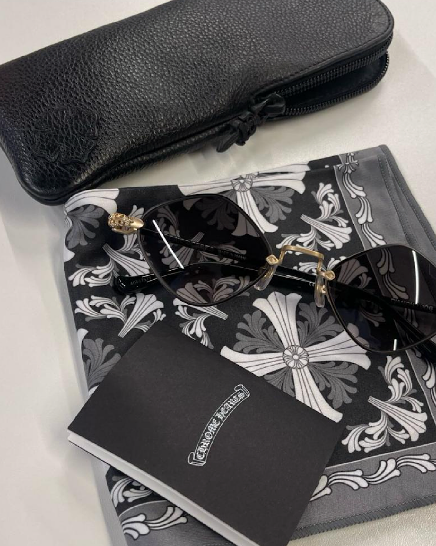 Chrome Hearts Sunglasses Dimond dog