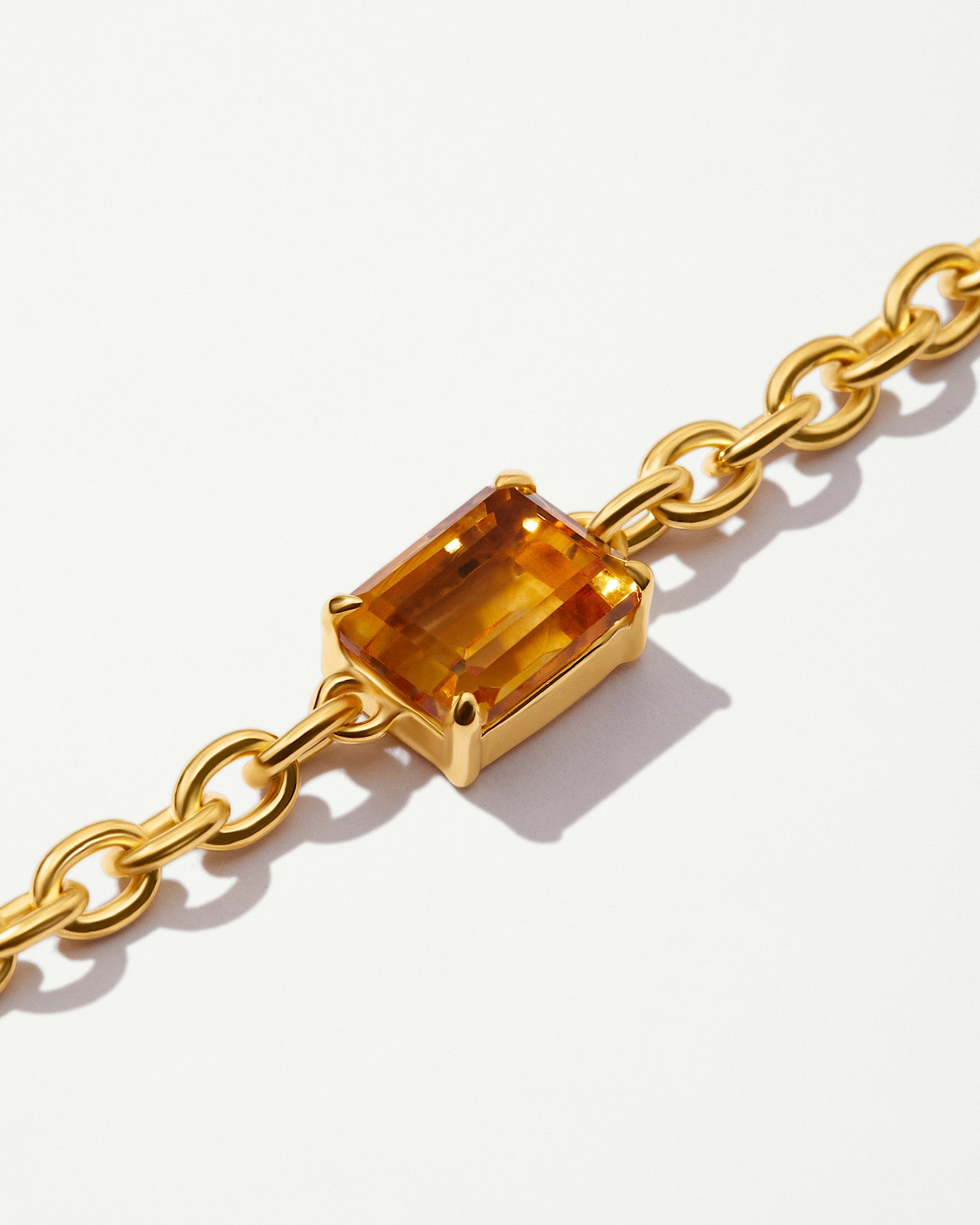 CANDY 18K Gold Plated Choker with CItrine