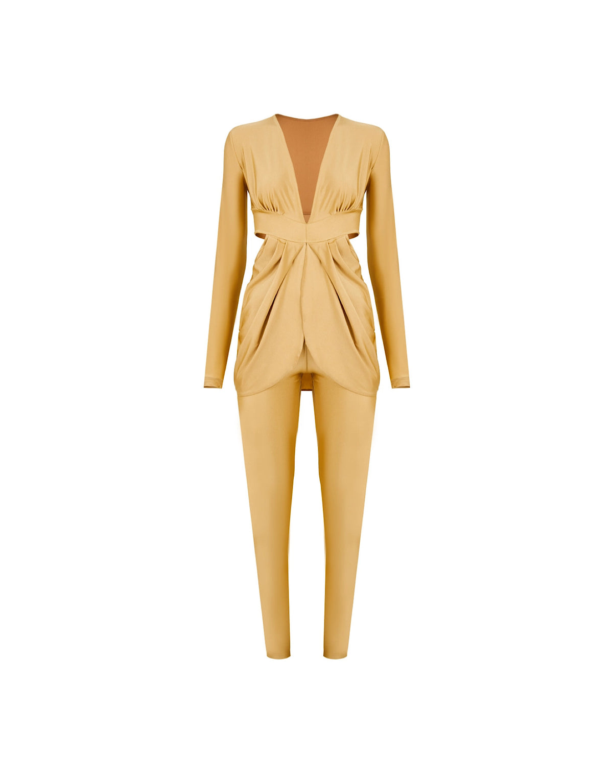 Jumpsuit with an open back