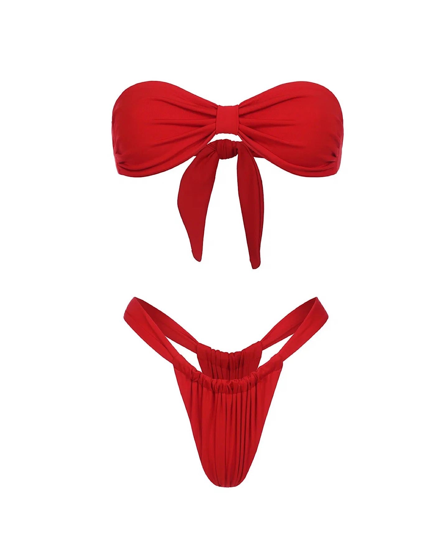 Swim two-pieces EMMA red