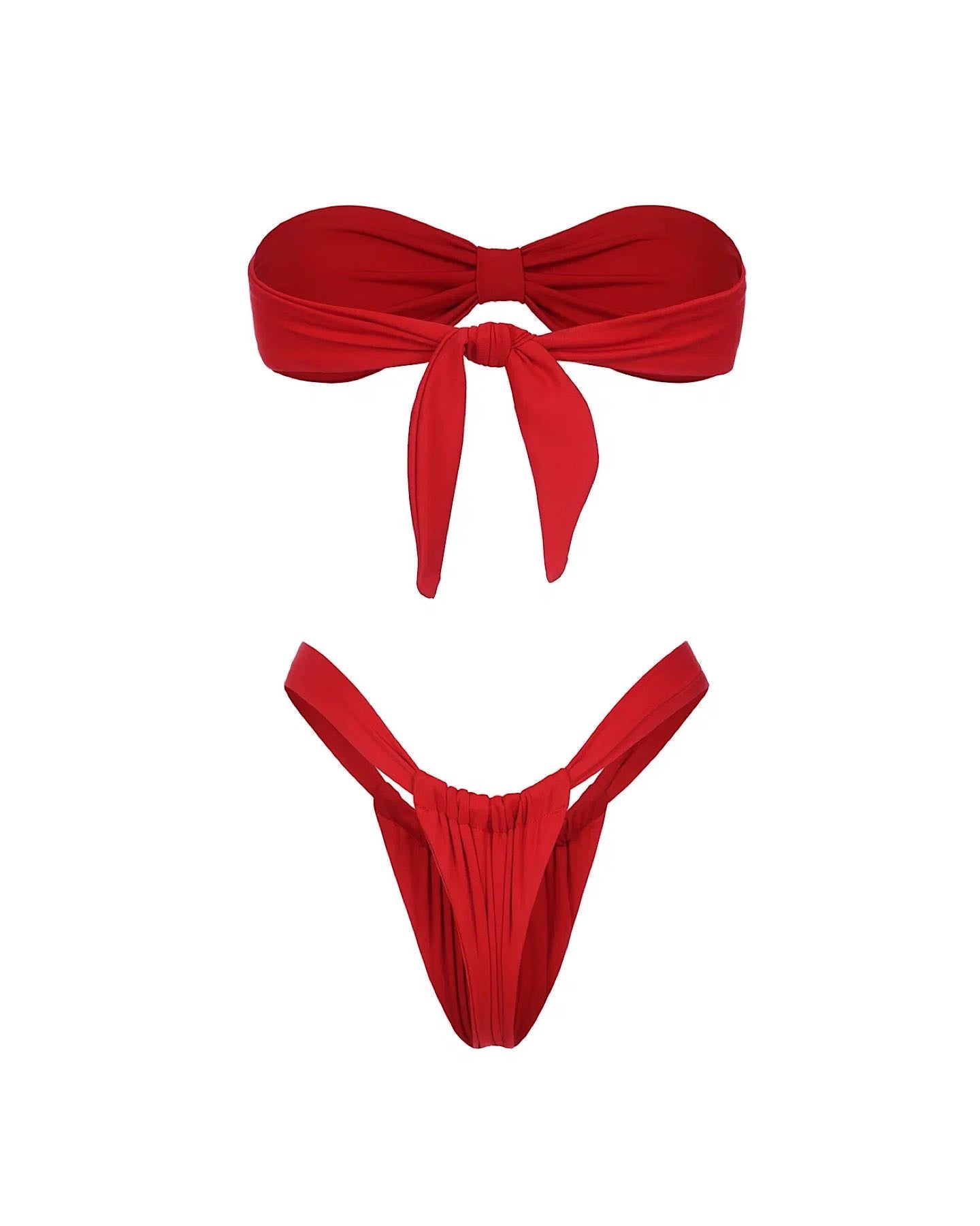 Swim two-pieces EMMA red