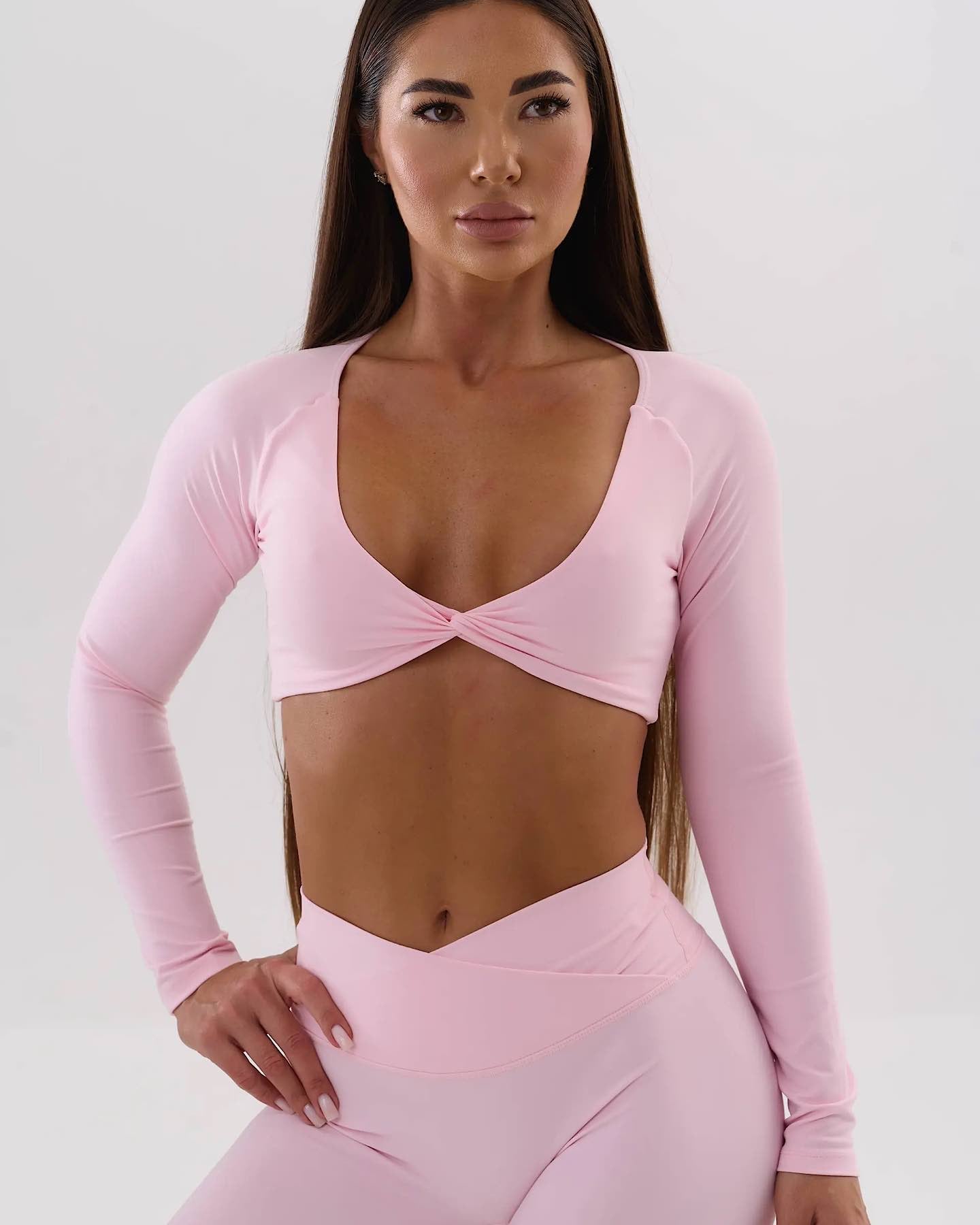 Umi wrap top - rose