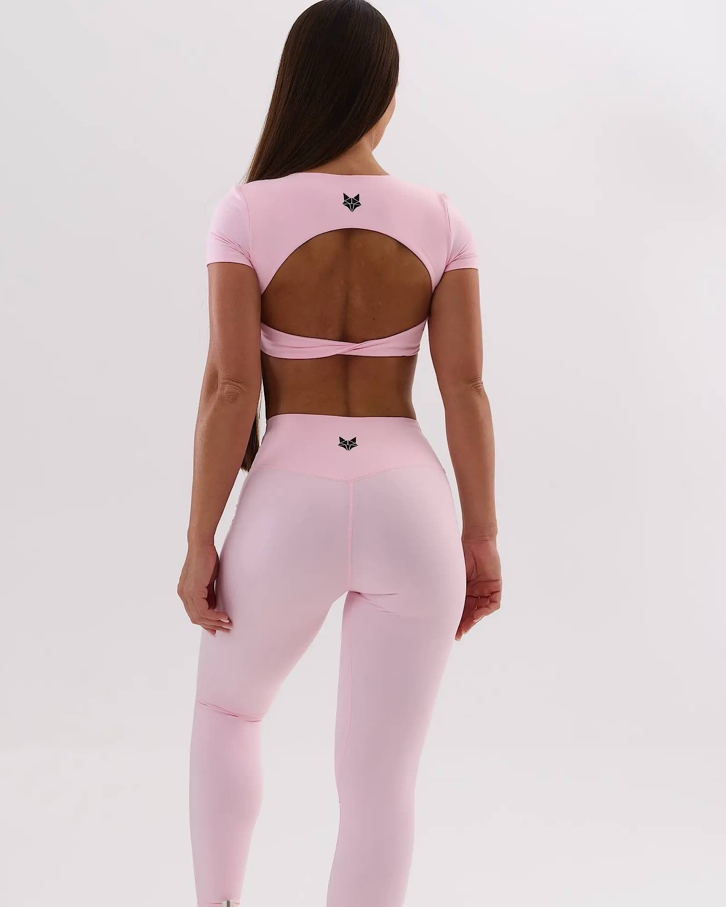 Umi open back top - rose