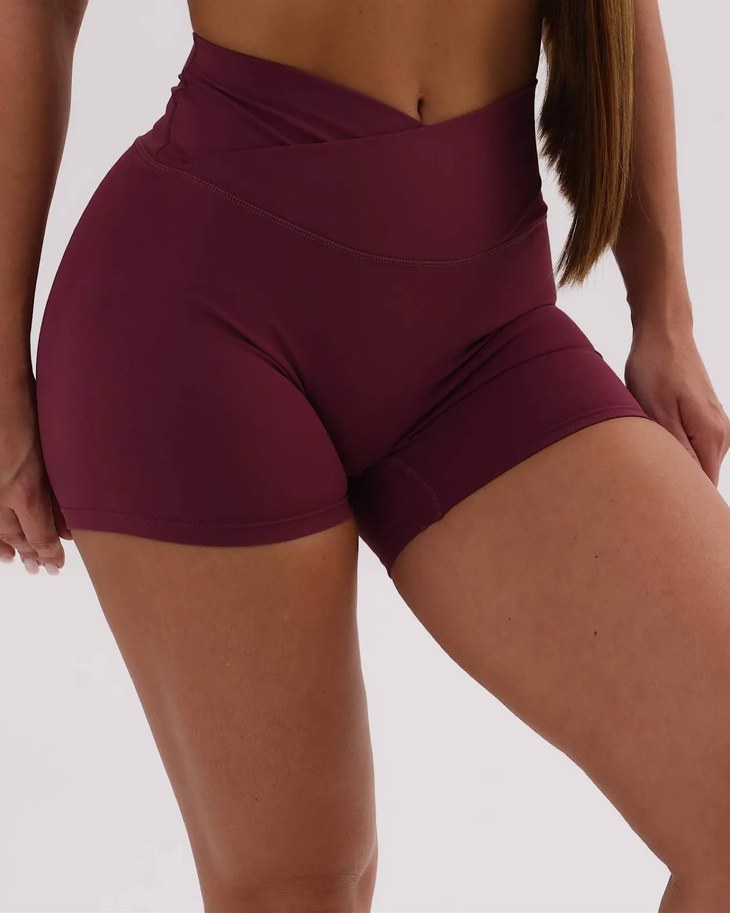 Umi seamless shorts - merlot