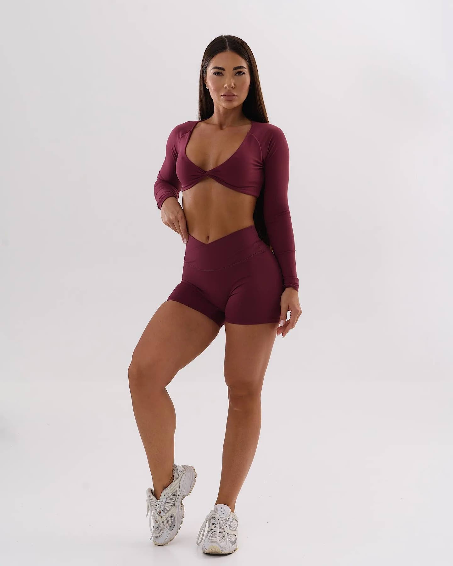 Umi seamless shorts - merlot