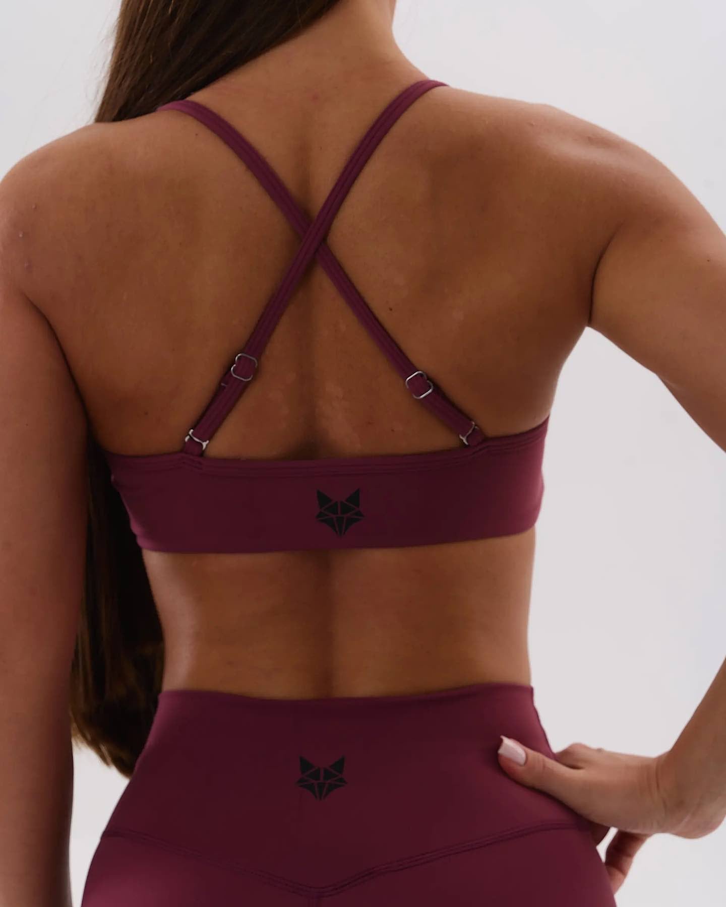Umi x-back bra top - merlot