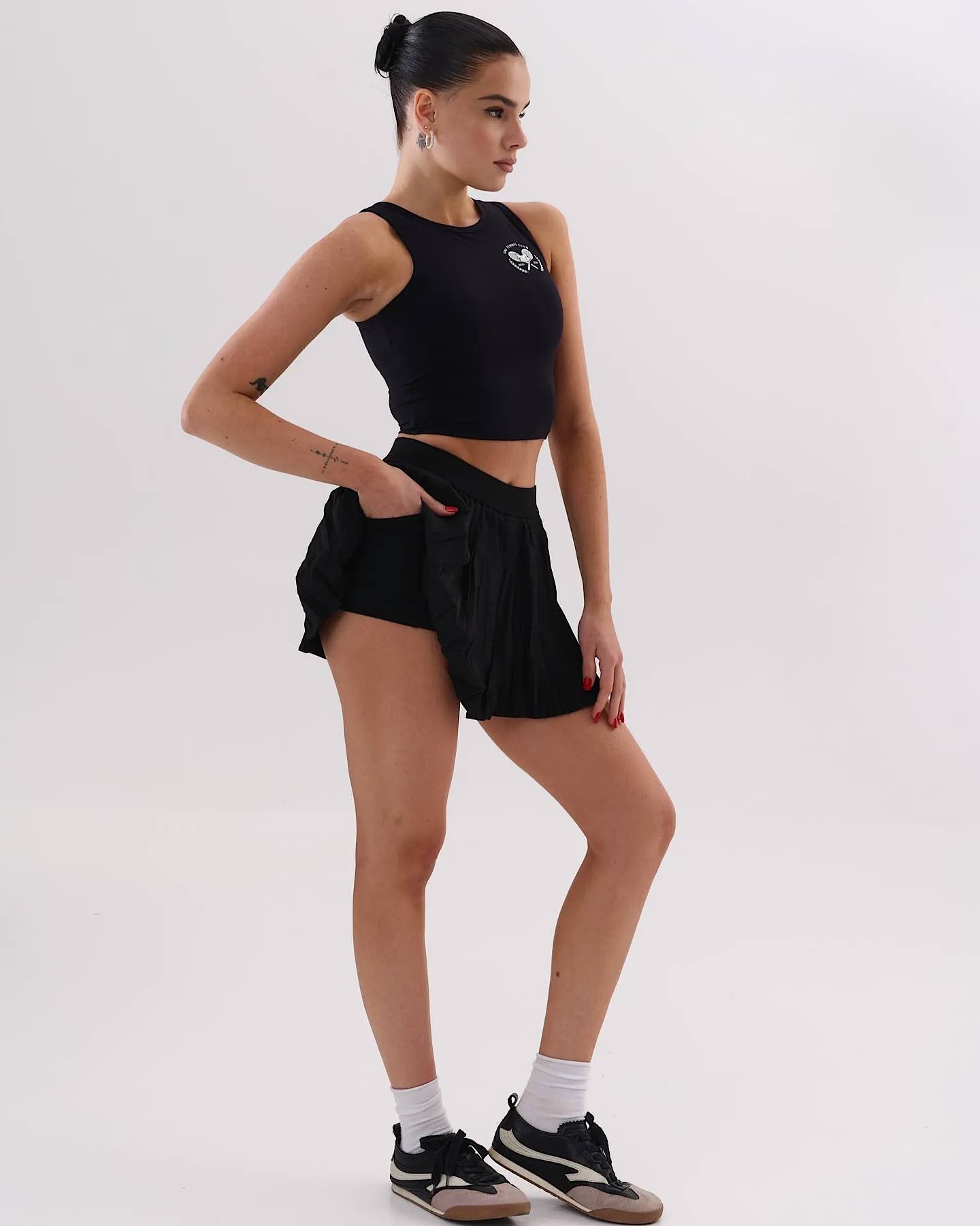 Umi club top - noir