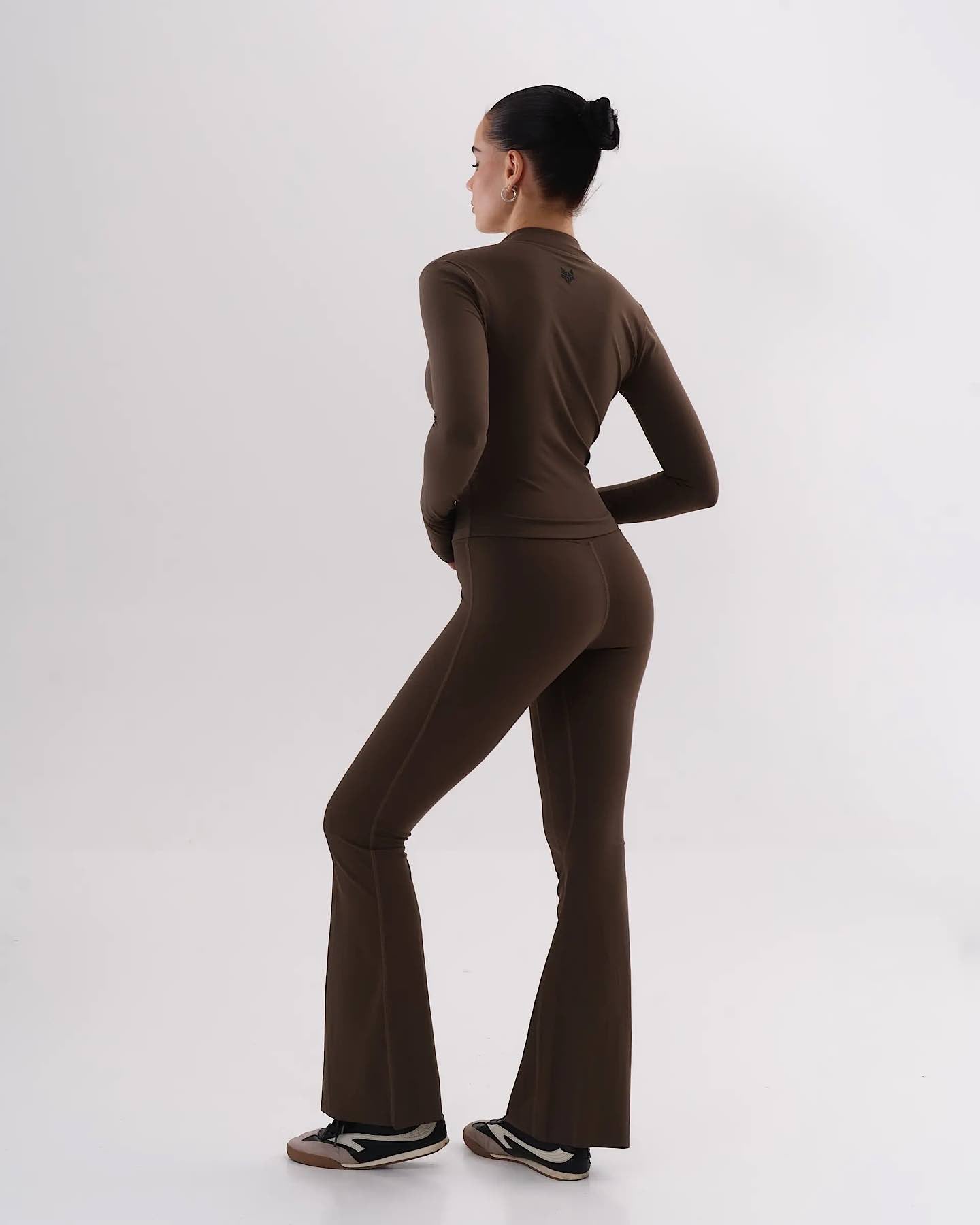 Umi zip flare top - espresso