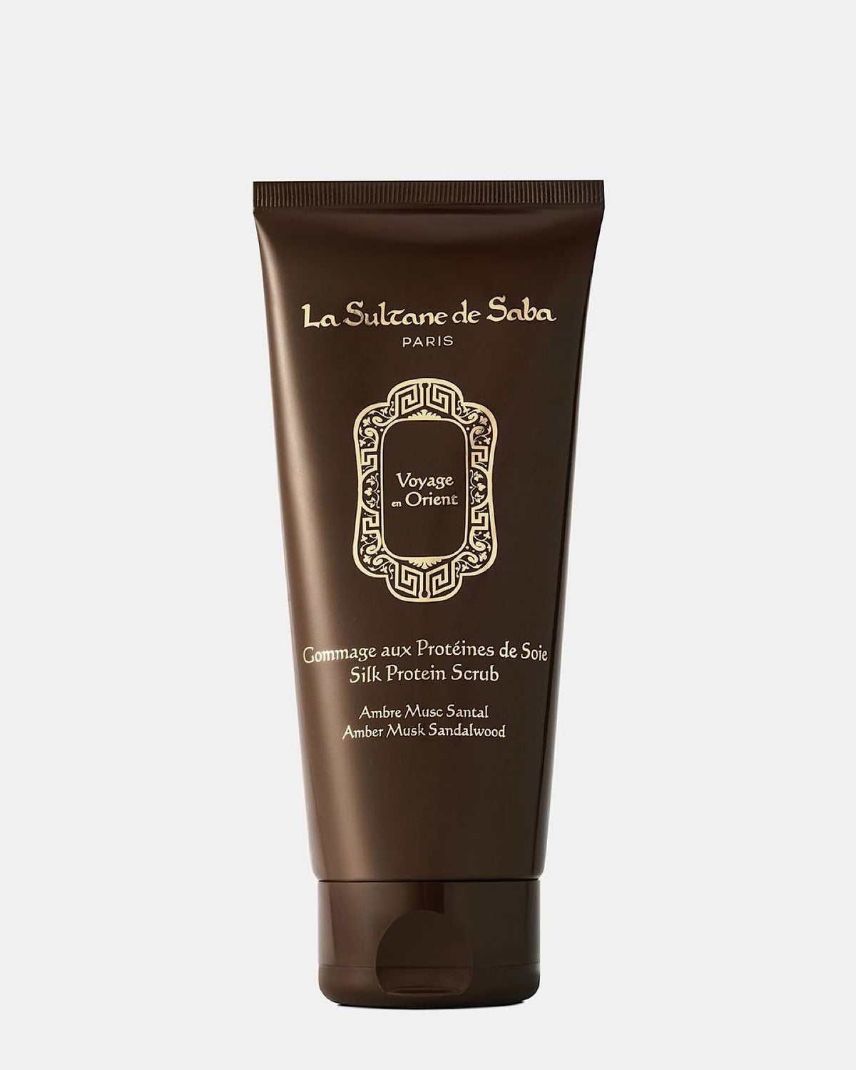 Silk Protein Scrub Amber Musk Sandalwood