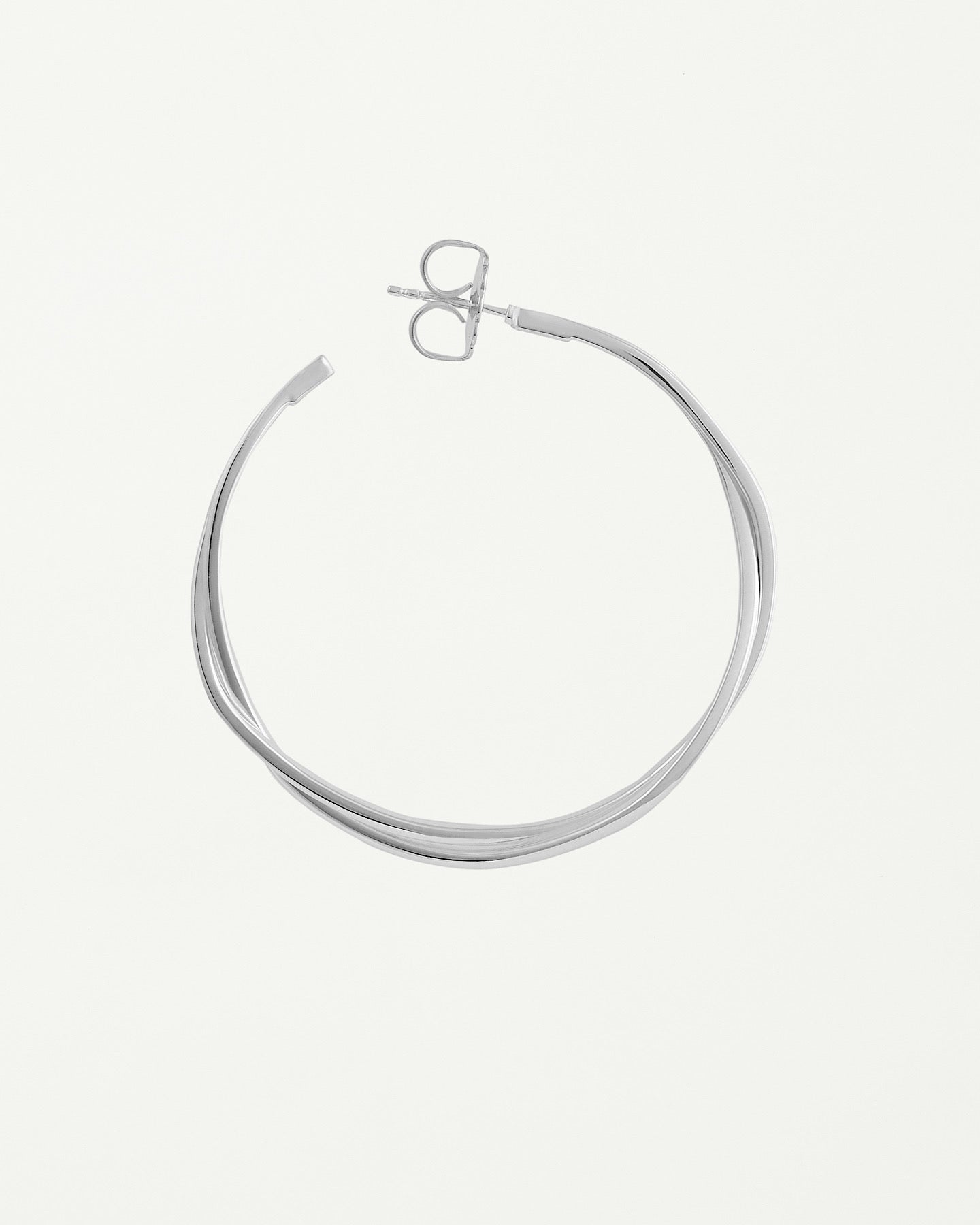 KIRA KIRA Silver Hoops