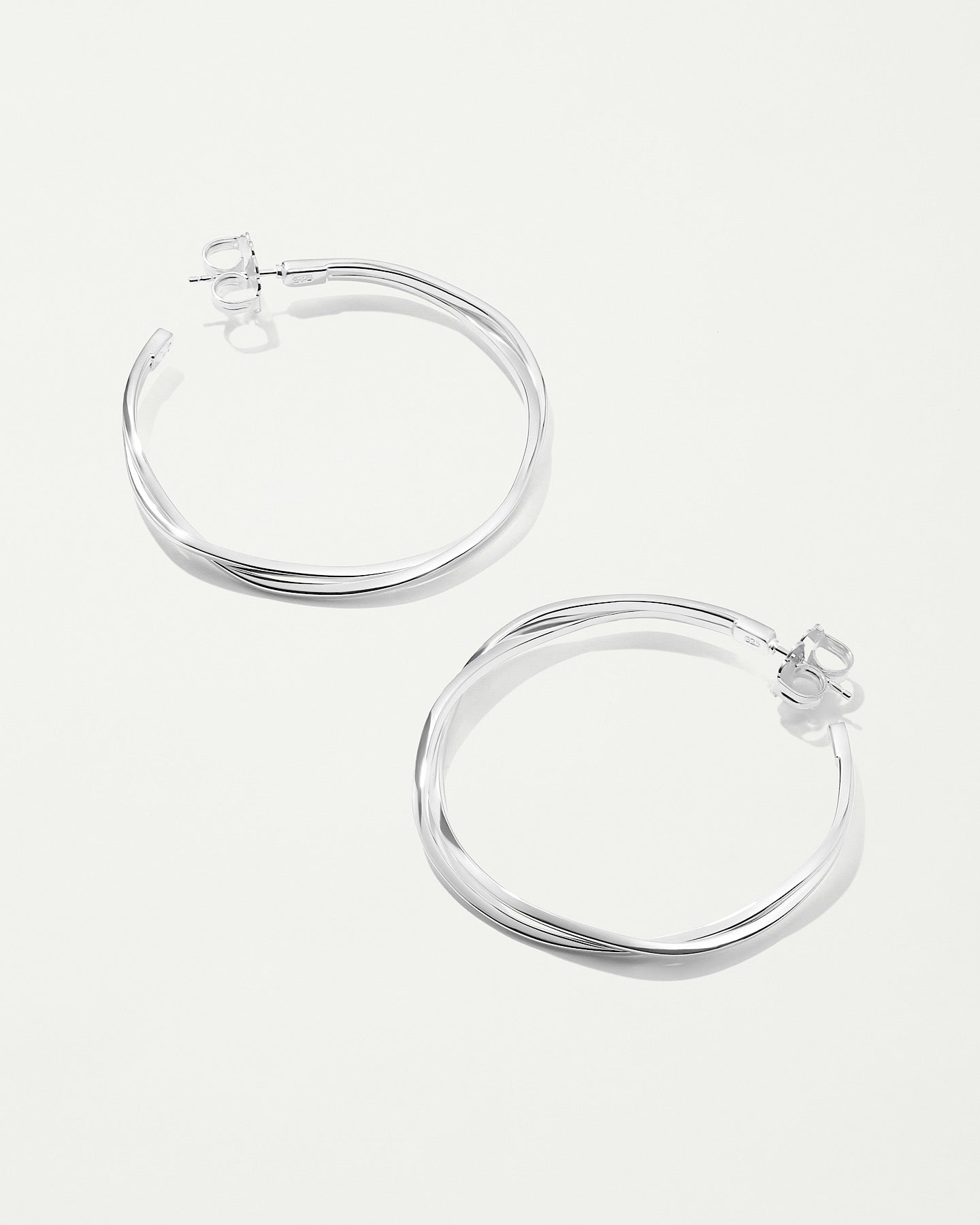 KIRA KIRA Silver Hoops