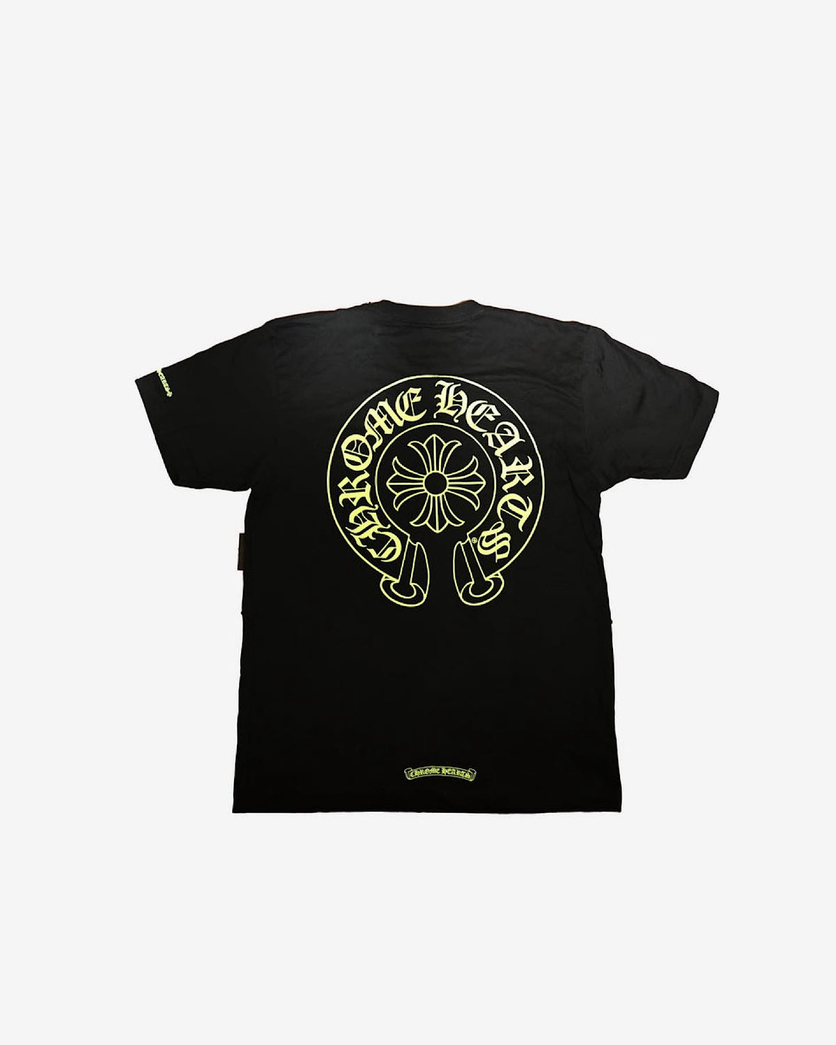 Chrome Hearts Black Lime Cross T-Shirt
