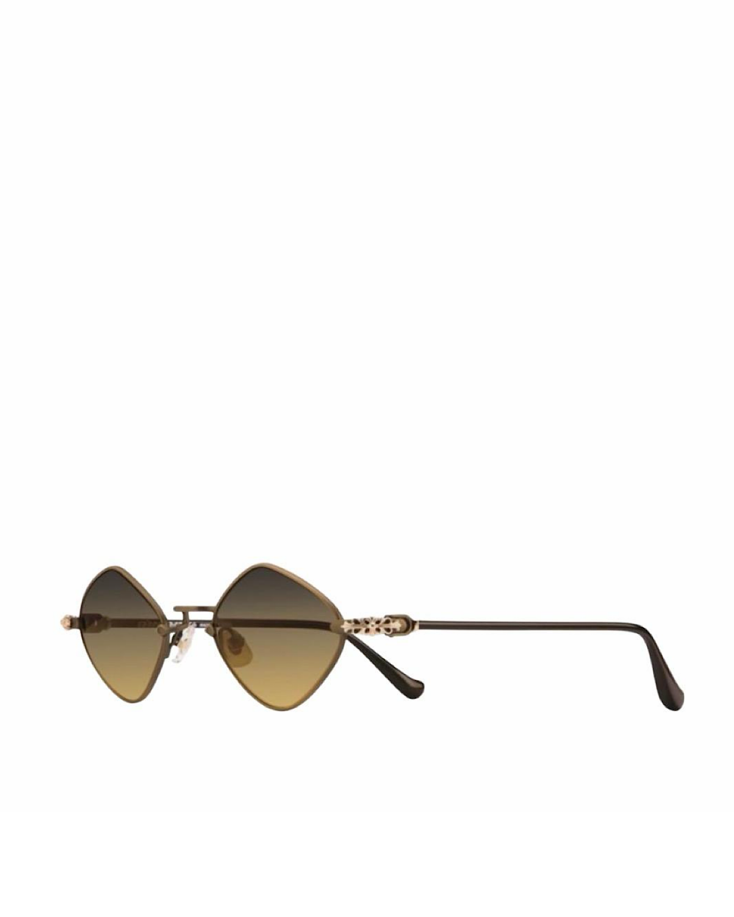 Chrome Hearts Sunglasses Dimond dog brown lens