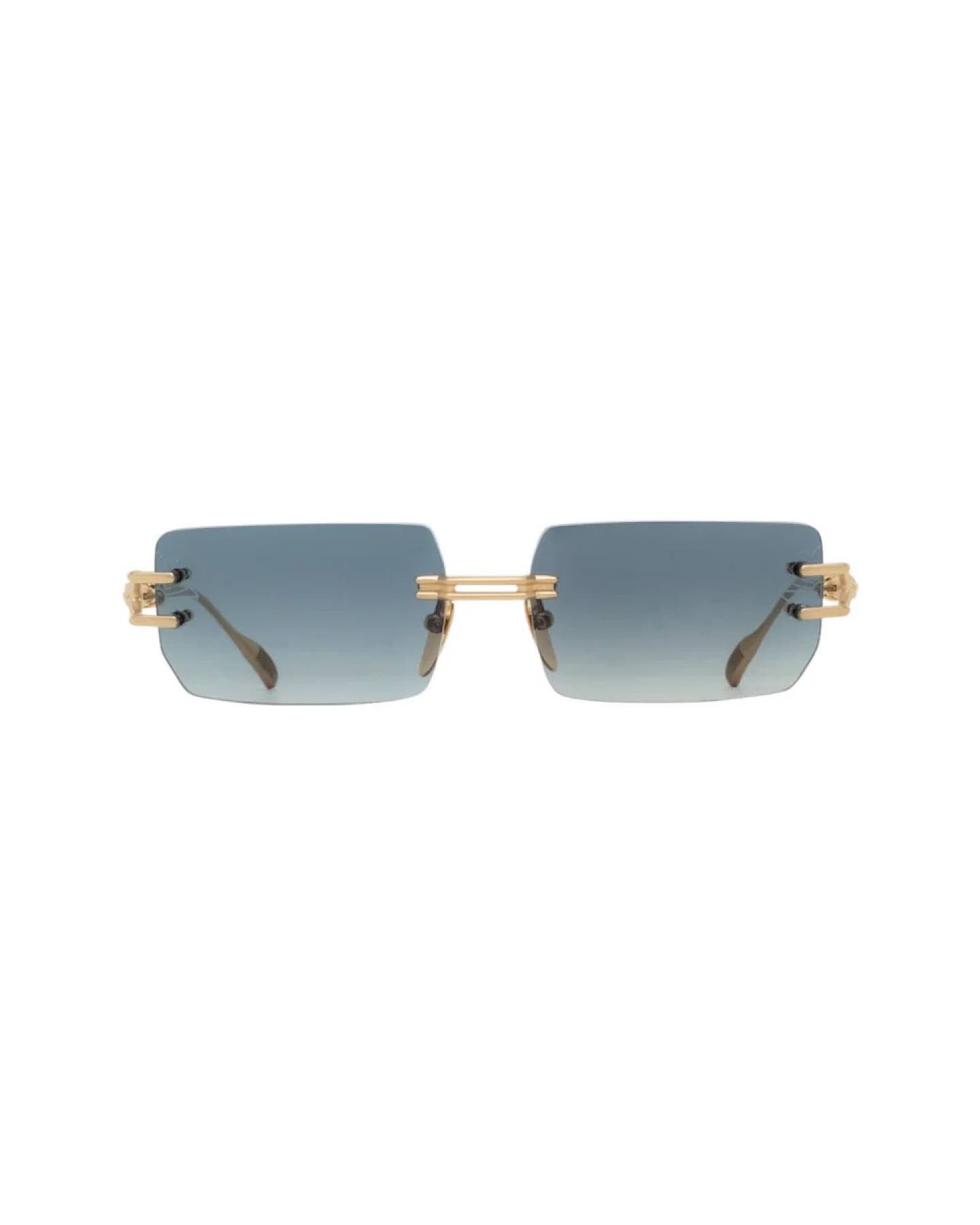Chrome Hearts Lordie Sunglasses E56 Shiny Silver Gold