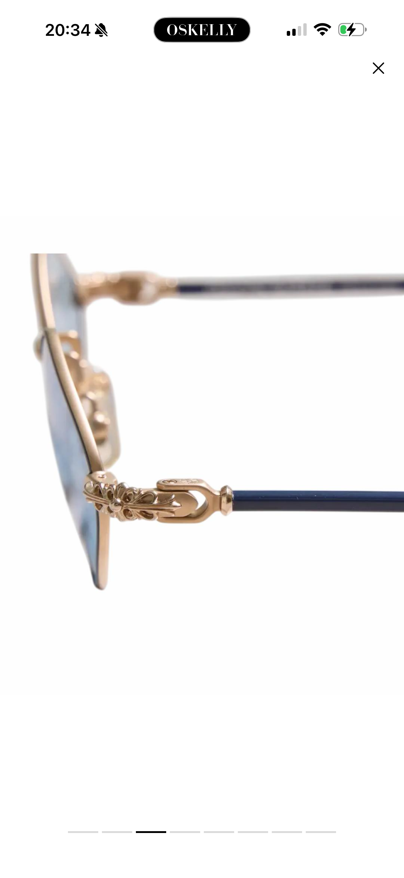Chrome Hearts Sunglasses Dimond dog blue