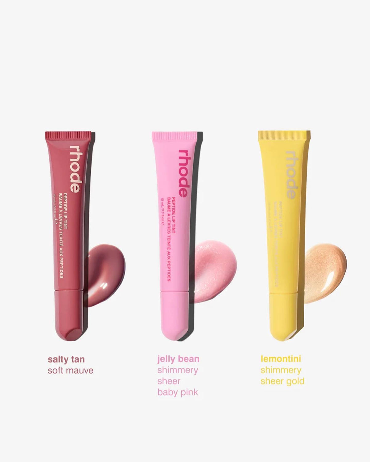 The Peptide Lip Trio - LEMONTINI, JELLY BEAN, SALTY TAN
